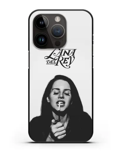 Чехол с фотографией Lana Del Rey силиконовый для iPhone 14 Pro