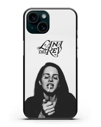 Чехол с фотографией Lana Del Rey силиконовый для iPhone 15