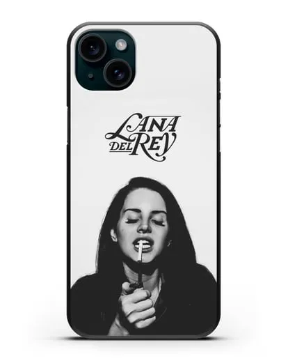 Чехол с фотографией Lana Del Rey силиконовый для iPhone 15 Plus
