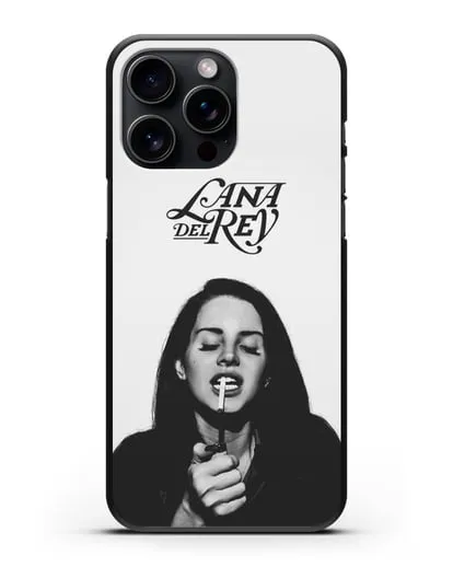 Чехол с фотографией Lana Del Rey силиконовый для iPhone 15 Pro Max