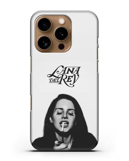 Чехол с фотографией Lana Del Rey силиконовый для iPhone 16 Pro