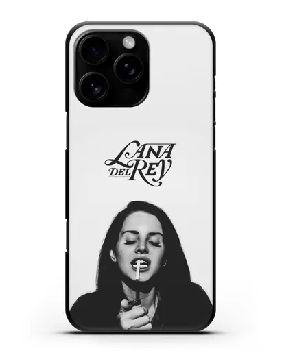 Чехол с фотографией Lana Del Rey силиконовый для iPhone 16 Pro Max