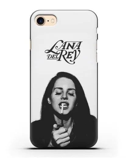 Чехол с фотографией Lana Del Rey силиконовый для iPhone 8
