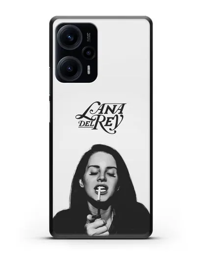 Чехол с фотографией Lana Del Rey силиконовый для Xiaomi Poco F5
