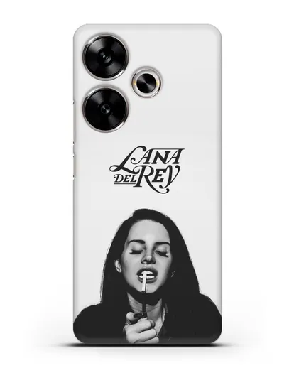 Чехол с фотографией Lana Del Rey силиконовый для Xiaomi Poco F6
