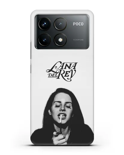 Чехол с фотографией Lana Del Rey силиконовый для Xiaomi Poco F6 Pro
