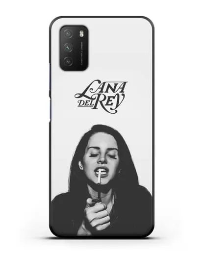 Чехол с фотографией Lana Del Rey силиконовый для Xiaomi Poco M3