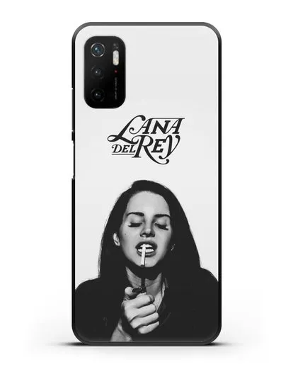 Чехол с фотографией Lana Del Rey силиконовый для Xiaomi Poco M3 Pro