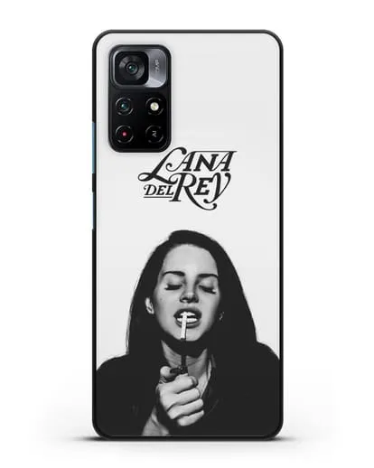 Чехол с фотографией Lana Del Rey силиконовый для Xiaomi Poco M4 Pro 5G