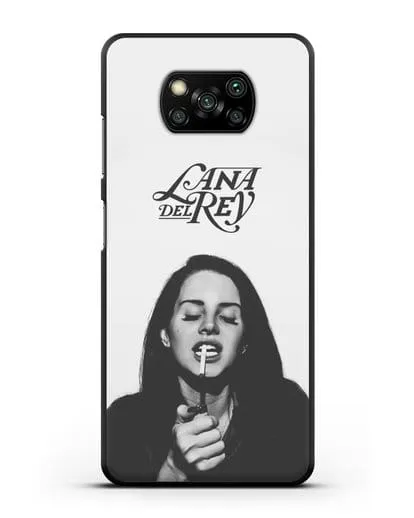 Чехол с фотографией Lana Del Rey силиконовый для Xiaomi Poco X3