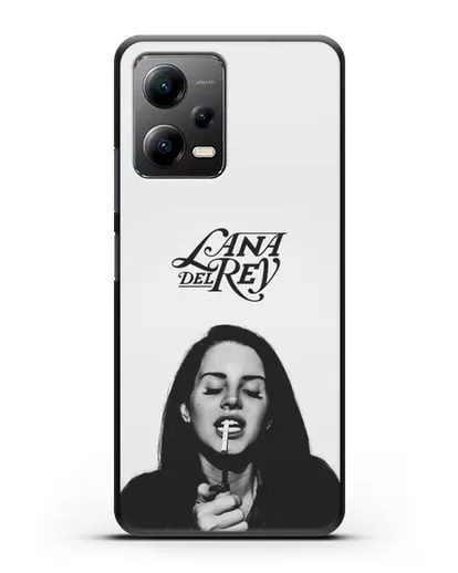 Чехол с фотографией Lana Del Rey силиконовый для Xiaomi Poco X5