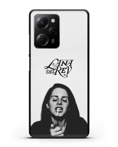 Чехол с фотографией Lana Del Rey силиконовый для Xiaomi Poco X5 Pro