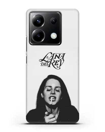 Чехол с фотографией Lana Del Rey силиконовый для Xiaomi Poco X6