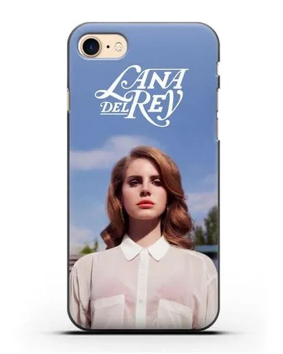 Чехол с изображением Lana Del Rey силиконовый для iPhone 8