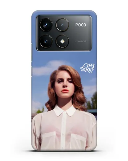 Чехол с изображением Lana Del Rey силиконовый для Xiaomi Poco F6 Pro