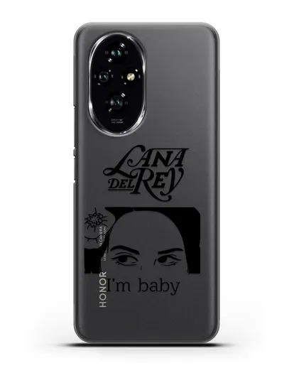 Чехол с иллюстрацией Lana Del Rey I'm baby силиконовый для Honor 200
