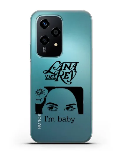 Чехол с иллюстрацией Lana Del Rey I'm baby силиконовый для Honor 200 Lite