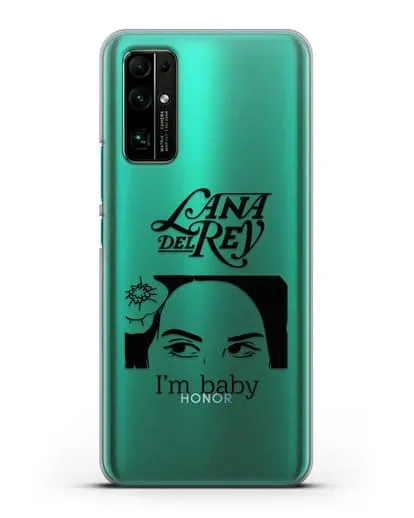 Чехол с иллюстрацией Lana Del Rey I'm baby силиконовый для Honor 30