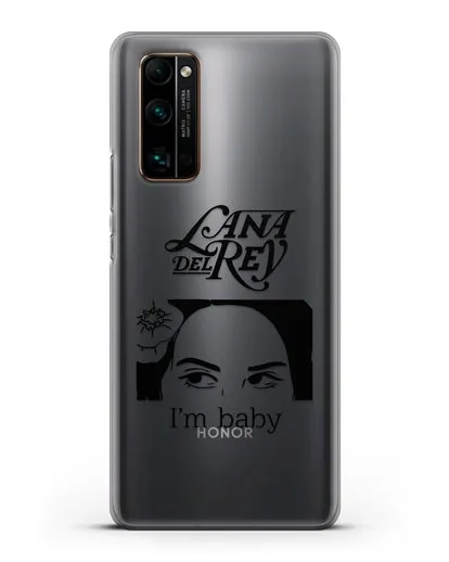 Чехол с иллюстрацией Lana Del Rey I'm baby силиконовый для Honor 30 Pro