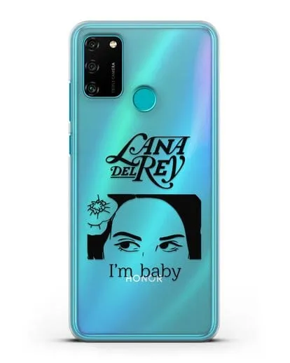 Чехол с иллюстрацией Lana Del Rey I'm baby силиконовый для Honor 9A