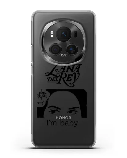 Чехол с иллюстрацией Lana Del Rey I'm baby силиконовый для Honor Magic 6 Pro