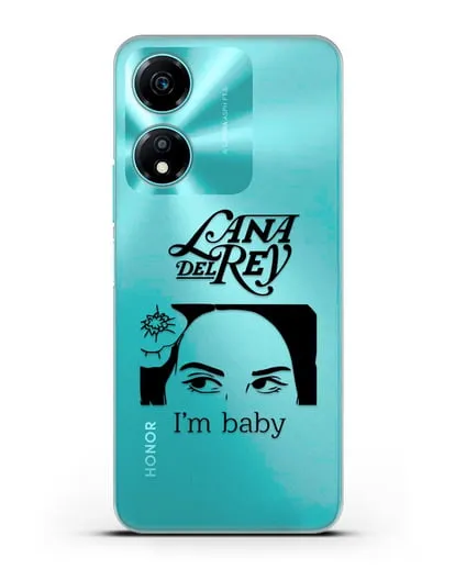 Чехол с иллюстрацией Lana Del Rey I'm baby силиконовый для Honor X5 Plus