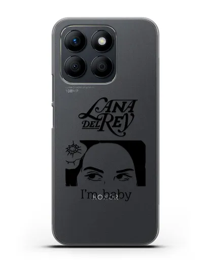 Чехол с иллюстрацией Lana Del Rey I'm baby силиконовый для Honor X8b