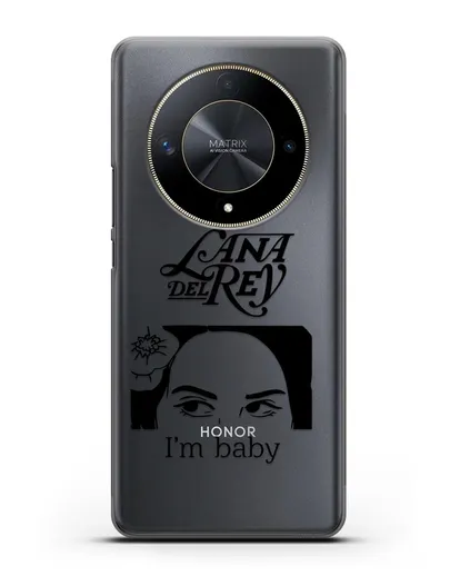 Чехол с иллюстрацией Lana Del Rey I'm baby силиконовый для Honor X9b