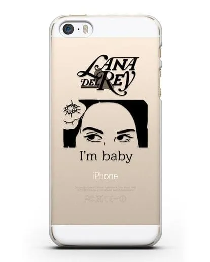 Чехол с иллюстрацией Lana Del Rey I'm baby силиконовый для iPhone 5/5s/SE