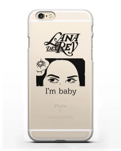 Чехол с иллюстрацией Lana Del Rey I'm baby силиконовый для iPhone 6