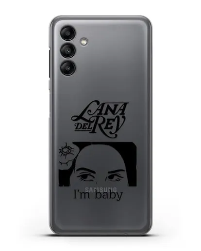 Чехол с иллюстрацией Lana Del Rey I'm baby силиконовый для Samsung Galaxy A04s [SM-A047]