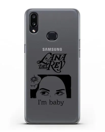 Чехол с иллюстрацией Lana Del Rey I'm baby силиконовый для Samsung Galaxy A10s [SM-F107F]