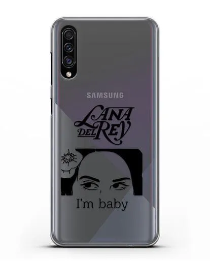 Чехол с иллюстрацией Lana Del Rey I'm baby силиконовый для Samsung Galaxy A30s [SM-A307FN]