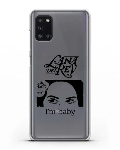 Чехол с иллюстрацией Lana Del Rey I'm baby силиконовый для Samsung Galaxy A31 [SM-A315F]