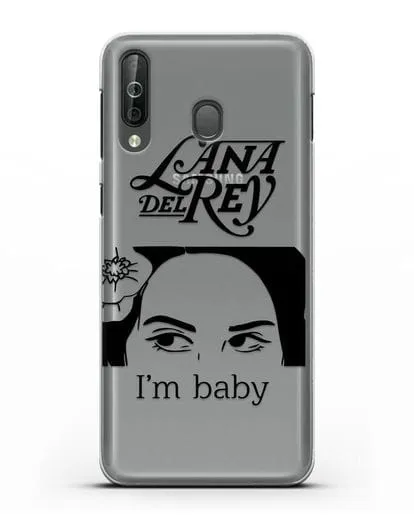 Чехол с иллюстрацией Lana Del Rey I'm baby силиконовый для Samsung Galaxy A40s [SM-A507FN]