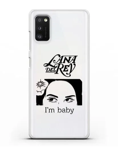 Чехол с иллюстрацией Lana Del Rey I'm baby силиконовый для Samsung Galaxy A41 [SM-A415F]