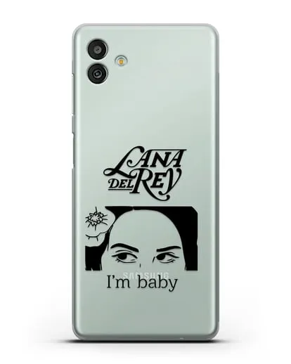 Чехол с иллюстрацией Lana Del Rey I'm baby силиконовый для Samsung Galaxy M13 [SM-M135]