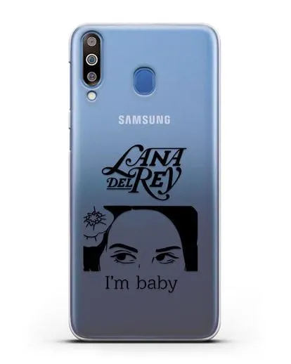 Чехол с иллюстрацией Lana Del Rey I'm baby силиконовый для Samsung Galaxy M30 [SM-M305F]