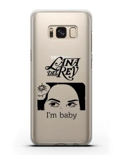 Чехол с иллюстрацией Lana Del Rey I'm baby силиконовый для Samsung Galaxy S8 [SM-950F]