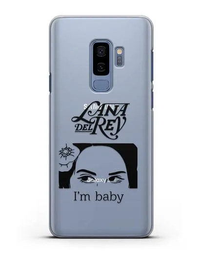Чехол с иллюстрацией Lana Del Rey I'm baby силиконовый для Samsung Galaxy S9 Plus [SM-G965F]