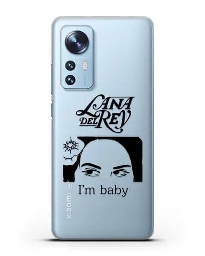 Чехол с иллюстрацией Lana Del Rey I'm baby силиконовый для Xiaomi 12