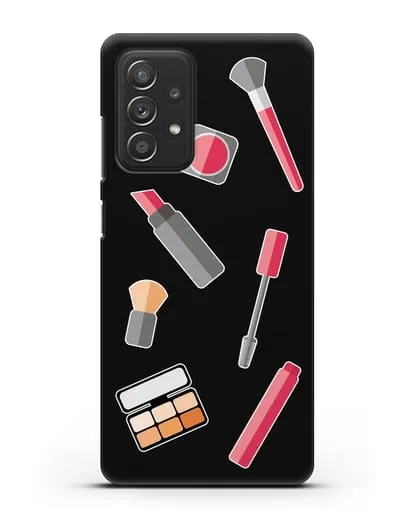 Чехол со стикерами Аксессуары визажиста силиконовый для Samsung Galaxy A53