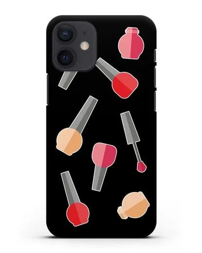 Чехол со стикерами Аксессуары для маникюра силиконовый для iPhone 12 mini