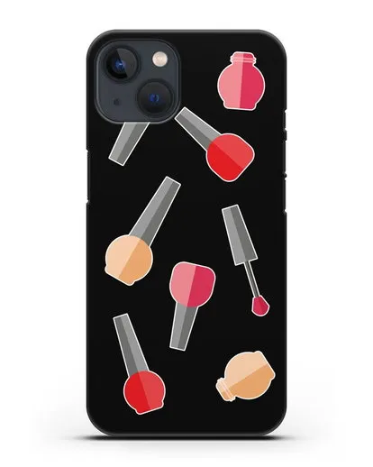 Чехол со стикерами Аксессуары для маникюра силиконовый для iPhone 13 Mini