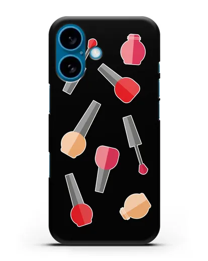 Чехол со стикерами Аксессуары для маникюра силиконовый для iPhone 16