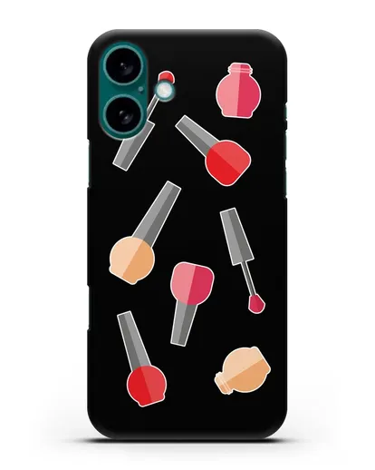 Чехол со стикерами Аксессуары для маникюра силиконовый для iPhone 16 Plus