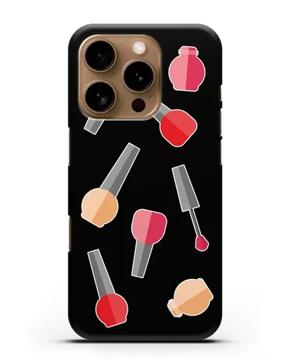 Чехол со стикерами Аксессуары для маникюра силиконовый для iPhone 16 Pro