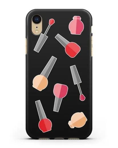 Чехол со стикерами Аксессуары для маникюра силиконовый для iPhone XR