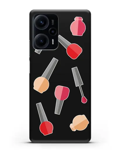 Чехол со стикерами Аксессуары для маникюра силиконовый для Xiaomi Poco F5