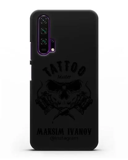 Чехол для тату-мастера с именем, фамилией силиконовый для Honor 20 Pro